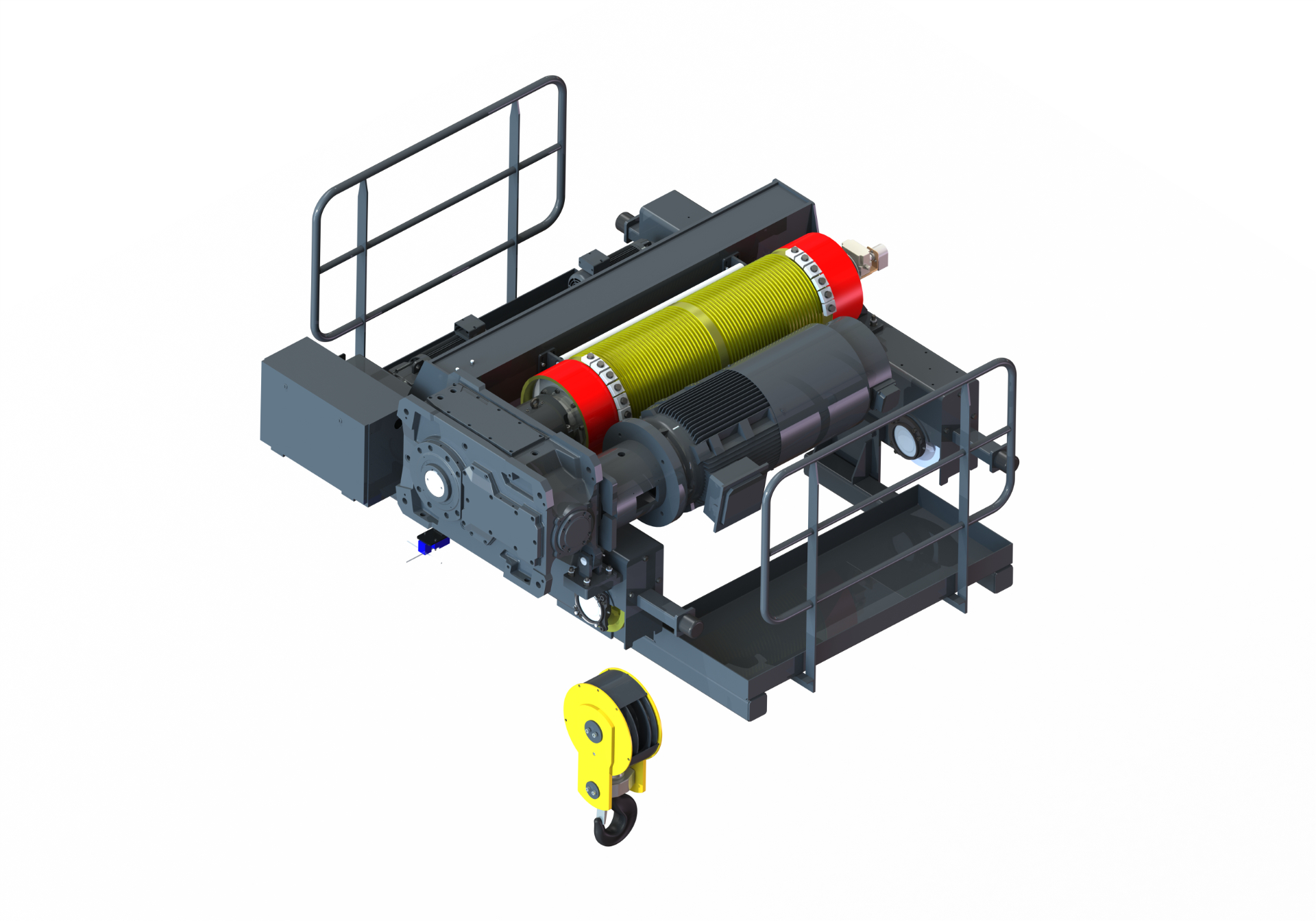 歐標(biāo)卷揚(yáng)雙梁小車